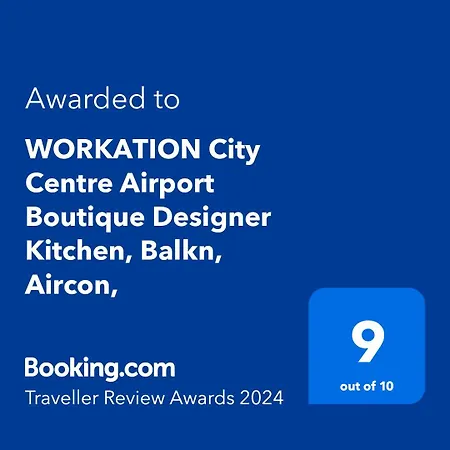 Workation Centre Airport Boutique Designer Bath, 3-4 Days Offer, Kitchen, Balkony, Aircon * Warszawa